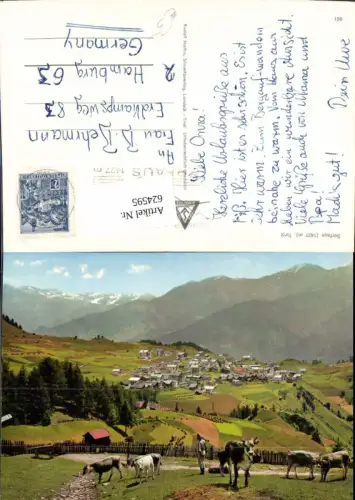 624595,Serfaus Ansicht m. Kühe Rinder