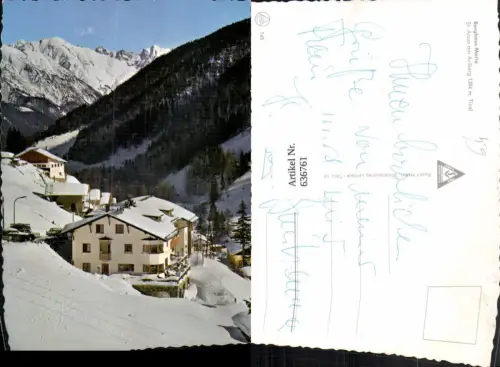 636761,St Anton a. Arlberg Berghaus Maria Winteransicht