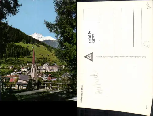 636769,Landeck i. Tirol Ansicht m. Kirche