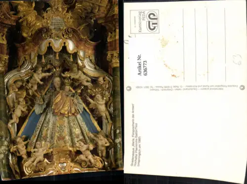 636773,Galtür Gnadenstatue Maria Hochaltar Pfarrkirche Kirche Detailansicht