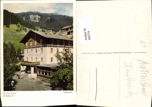 636774,St Anton a. Arlberg Hotel Post