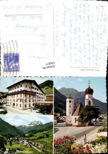 636877,St Anton a. Arlberg Hotel Schwarzer Adler Kirche