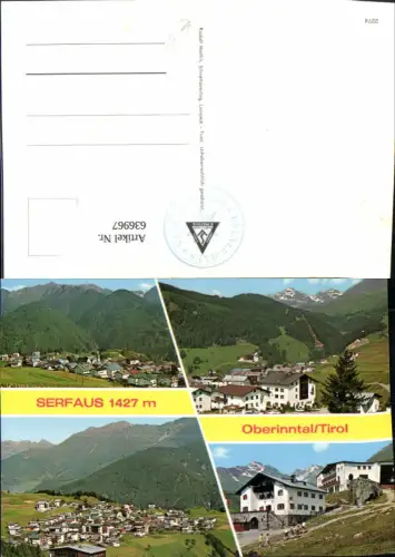 636967,Mehrbild Ak Serfaus Oberinntal