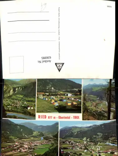 636995,Mehrbild Ak Ried i. Oberinntal Camping