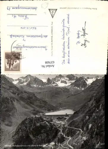 637608,Silvretta Hochalpenstrasse m. Litzner u. Seehorn Paznaun Pians