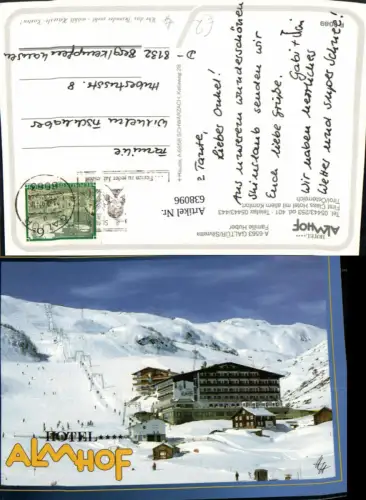 638096,Mehrbild Ak Galtür Silvretta Hotel Almhof Wintersport