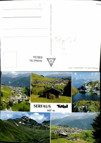 638154,Mehrbild Ak Serfaus Oberinntal