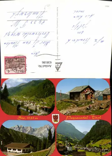 638186,Mehrbild Ak Paznauntal Gemeinde See