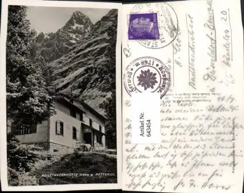 643454,Foto Ak St. Anton am Arlberg Konstanzer Hütte g. Patteriol pub Risch-Lau 8665