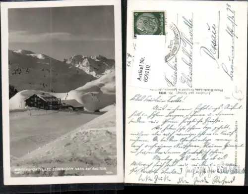 659110,Foto Ak Zeinisjoch b. Galtür Winteransicht pub Risch-Lau 16284