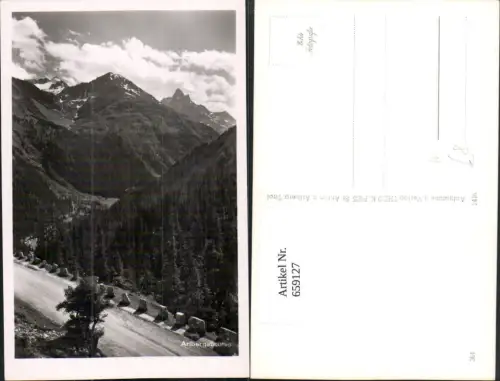 659127,Foto Ak Arlbergstrasse St. Anton am Arlberg