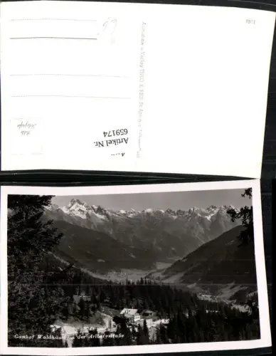 659174,Foto Ak Gasthof Waldhäusl a. d. Arlbergstraße St. Anton am Arlberg