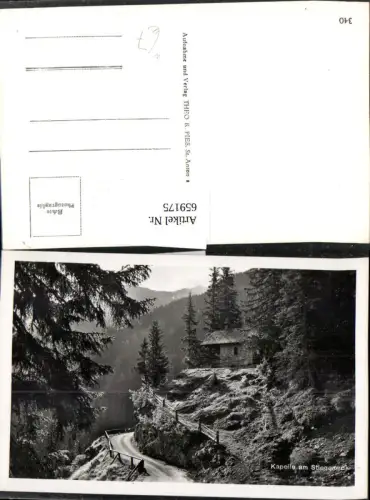 659175,Foto Ak Kapelle a. Stiegereck St. Anton am Arlberg