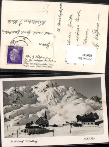 659337,Foto Ak St. Christoph am Arlberg St Anton Arlberg Winteransicht pub Rio