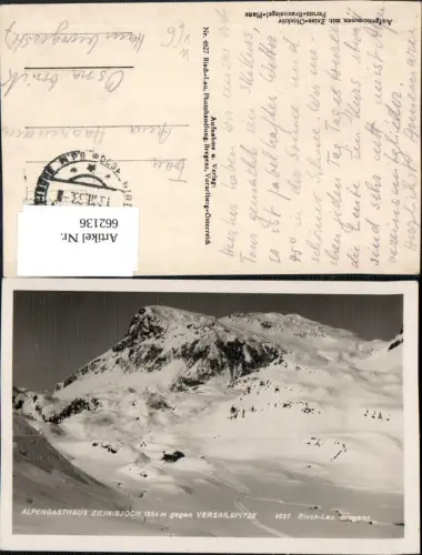 662136,Foto Ak Galtür Zeinisjoch Zeinisjochhaus Versailspitze pub Risch-Lau 4627