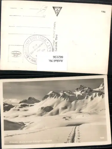 662156,Foto Ak Silvretta Breite Krone Zahnspitz-Zahnjoch Galtür