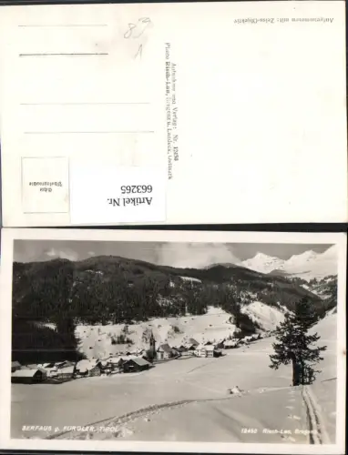 663265,Foto Ak Serfaus g. Furgler Winteransicht pub Risch-Lau 12450