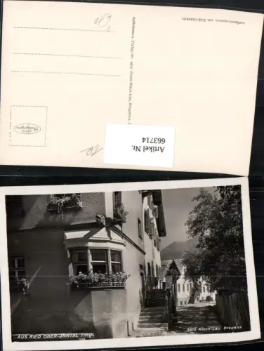 663714,Foto Ak Aus Ried Oberinntal pub Risch-Lau 6614