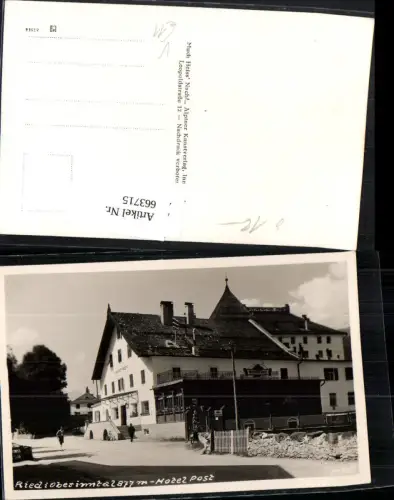 663715,Foto Ak Ried Oberinntal Hotel Post pub Much Heiss