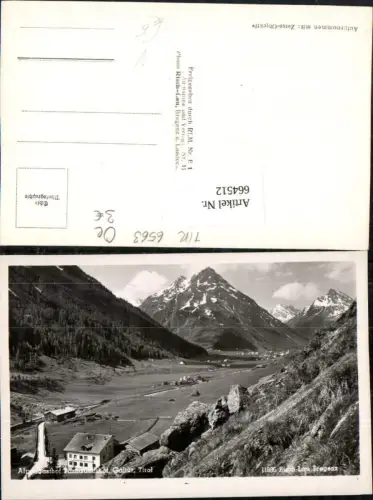 664512,Foto Ak Alpengasthof Paznauerhot Galtür pub Risch-Lau 11896
