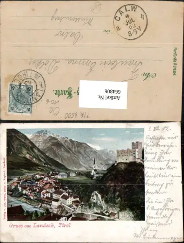 664806,Litho Landeck 1902