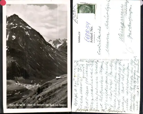 668834,Foto Ak Galtür Gorfen Gr. Litzner Gr. Seehorn pub Risch-Lau 11901