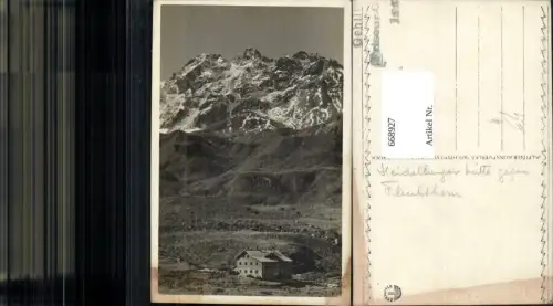 668927,Foto Ak Ischgl Heidelberger Hütte geg. Fluchthorn