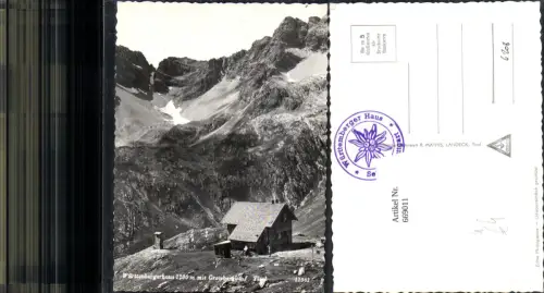 669011,Foto Ak Zams Württembergerhaus mit Grossbergkopf