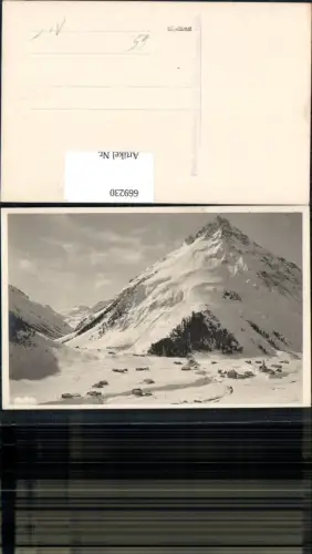 669230,Foto Ak Galtür Winteransicht