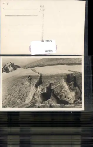 669231,Foto Ak Galtür Tirolerscharte Jamtalferner Jamspitze