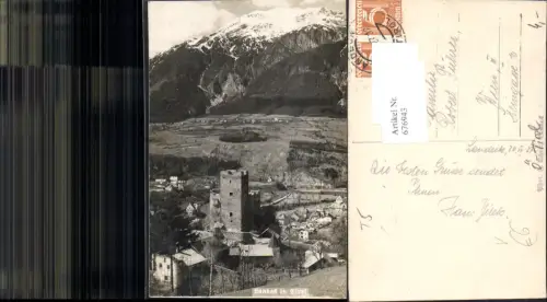 676943,Foto-AK Landeck Burg Tirol