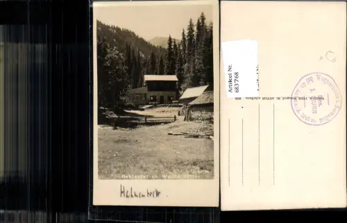 683768 Restauration Wagnerhütte bei St. Anton am Arlberg