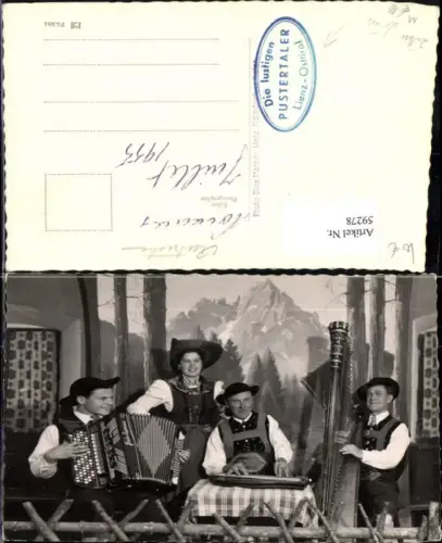 59278,Lienz Musikgruppe Volksmusikgruppe Zither Ziehharmonika