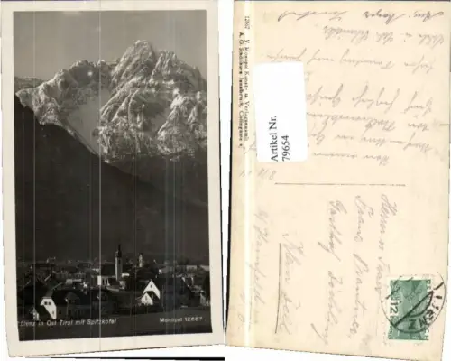 79654,Lienz in Osttirol m. Spitzkofel 1930
