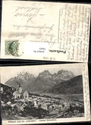 79693,Dölsach b. Lienz Lienzer Dolomiten 1907