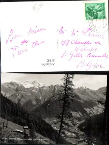 81345,Kalser Tal m. Grossglockner Kals Großglockner Hochalpenstraße