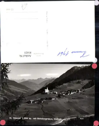 81621,Foto Ak St Oswald m. Schobergruppe Totale