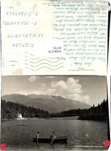 85735,Tristacher See bei Lienz Tristach Boot