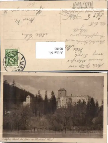 86180,Schloss Bruck bei Lienz im Pustertal 1920