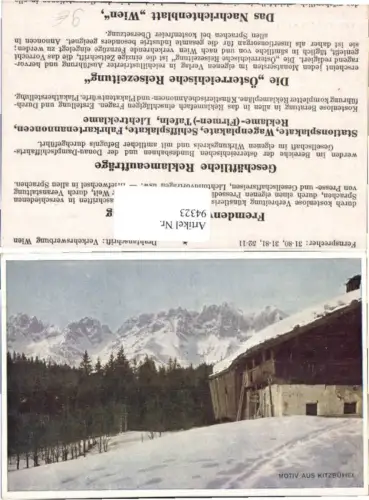 94323,Kitzbühel i Tirol Wegansicht m. Hütte
