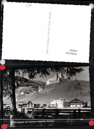 102683,Panzendorf mit Schloss Heimfels Osttirol