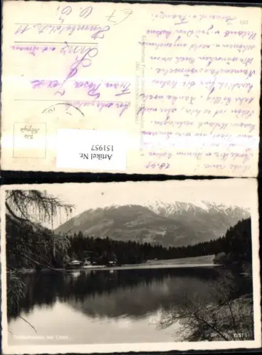 151957,Tristachersee b. Lienz Tristach Ansicht 1949