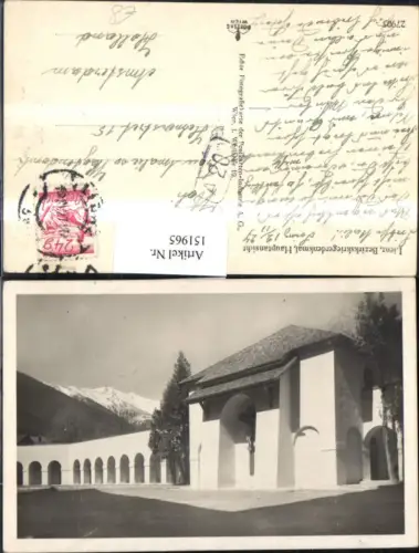 151965,Lienz Ansicht Bezirkskriegerdenkmal 1927