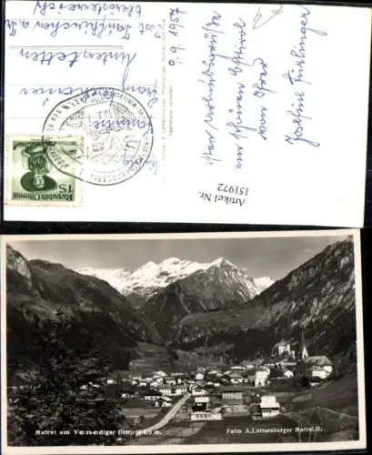 151972,Matrei in Osttirol Venediger Totale 1957