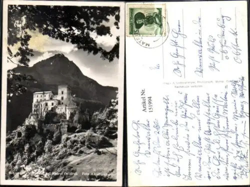 151994,Schloß Weißenstein b. Matrei Osttirol Ansicht Festung Burg