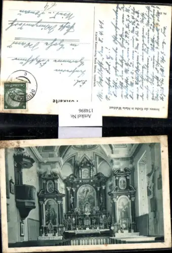 174896,Maria Waldrast b. Matrei a. Brenner Inneres d. Kirche