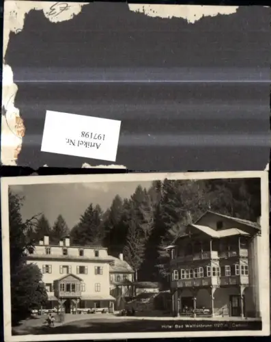 197198,Foto Ak Hotel Bad Weitlanbrunn