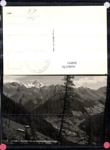 204951,Kalser Tal m. Großglockner b. Kals Totale