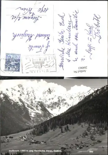 204963,Hollbruck Totale geg. Karnische Alpen