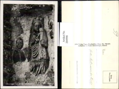 204998,Skulpturen i. d. Kirche Obermauern